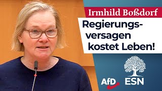 Regierungsversagen kostet Leben – Irmhild Boßdorf AfD [upl. by Georgette]