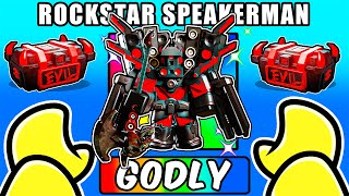 HOW TO UNLOCK ROCKSTAR TITAN SPEAKERMAN in Skibidi Tower Defense [upl. by Terra]