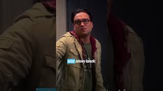 Johnny Galecki Had This Disgusting Habit On Set Of The Big Bang Theory shorts [upl. by Ylrebmyk]