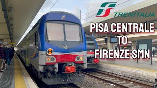 Trenitalia Regionale Veloce  Pisa Centrale  Firenze SMN [upl. by Eneryt]