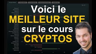 Le MEILLEUR site qui LISTE le COURS des CRYPTOMONNAIES [upl. by Gnot824]