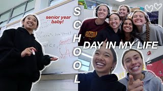 SCHOOL DAY IN MY LIFE as a senior in high school  Vlogmas Day 4 [upl. by Cassandre]