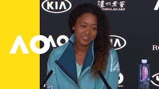 Naomi Osaka press conference 1R  Australian Open 2019 [upl. by Ahsinev]