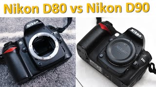 CCD vs CMOS  Test 2  Nikon D80 vs D90 [upl. by Satsok]