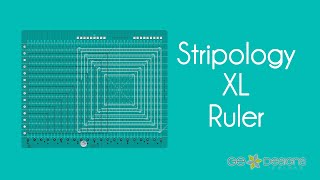 Gudrun Erla creator of the Stripology family of rulers introduces the Stripology XL Ruler [upl. by Macri]