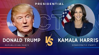 Kamala Harris vs Donald Trump Epic Battle for the 2024 Election [upl. by Erich]