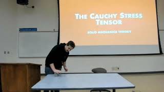 Intro to Continuum Mechanics Lecture 8  The Cauchy Stress Tensor [upl. by Yanat952]