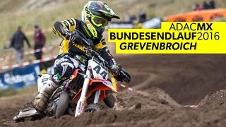 ADAC MX Bundesendlauf 2016 in Grevenbroich  Highlights [upl. by Aymer]