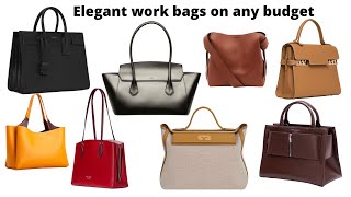 Elegant work bags  Hermès Delvaux Kate Spade Bally Céline Brandon Blackwood  Anesu Sagonda [upl. by Pirnot]