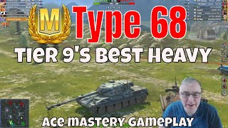 The Best Wot Blitz Tier 9 Heavy TankType 68 Ace Mastery [upl. by Leaffar]