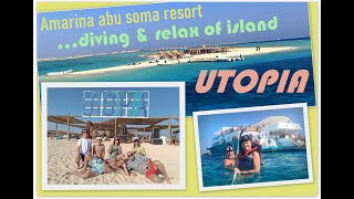 Egypt  Amarina Abu Soma Resort 2023 Diving amp Relax od Island UTOPIA [upl. by Nylecyoj]