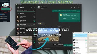 WhatsApp on Your Desktop Quick Setup Guide for WhatsApp Web [upl. by Htide]