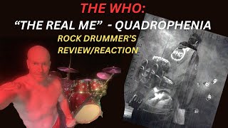 The Who THE REAL ME Quadrophenia  Rock Drummers Reaction and Rating [upl. by Uund]