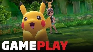 35 Minutes of New Pokemon Lets Go Pikachu Gameplay  Nintendo Treehouse Live [upl. by Buatti194]