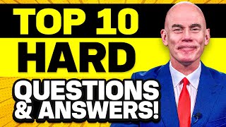 TOP 10 ‘MOST DIFFICULT’ INTERVIEW QUESTIONS amp ANSWERS [upl. by Duffie]