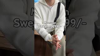 I Ordered All Winter Essentials Under ₹499 🔥 I Meesho Winter Haul I Pullovers  Quarterzip  Varsity [upl. by Harsho]