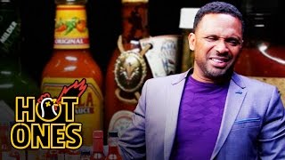 Mike Epps Gets Crushed by Spicy Wings  Hot Ones [upl. by Ninnetta893]