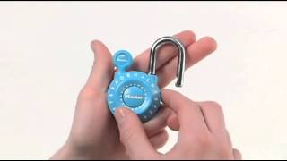 Master Lock Precision Dial SetYourOwnCombination Padlock from 101geo [upl. by Aehcim]