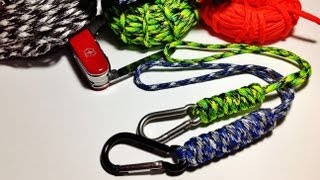 Learn How to Tie a Snake Knot Paracord Lanyard [upl. by Otrevogir]