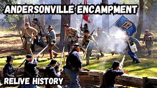 Relive History Civil War Reenactment at Andersonville Encampment [upl. by Allegra]