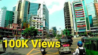 Dhaka Banani Modern City Moto Ride Views  Exploring BANGLADESH [upl. by Worsham]