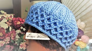 Crochet Ayanas Beret Beanie Part 1 [upl. by Aisenet]