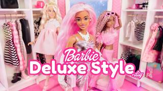 Barbie Deluxe Style Dolls  Get The Look  DIY Inspired Fashion [upl. by Nairolf]