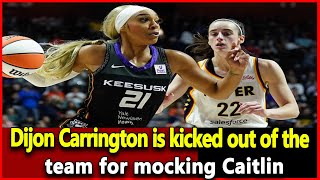 DiJonai Carrington Mocks New Caitlin ClarkWNBA Fans Wnba Top News today [upl. by Aleemaj]