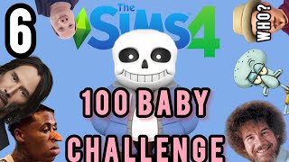 Sans and the Hot Men Club  Sims 4 100 Baby Challenge EP 6 [upl. by Aiotal]