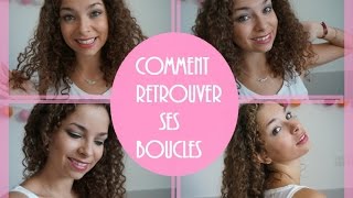 Comment retrouver ses boucles trop de lissages défrisage [upl. by Fazeli]