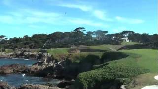 Cypress Point Golf Course 16th Hole Par 3 water carry [upl. by Mak]