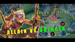 Volkath Định Bắt Nạt Allain và Cái Kết Hơi Thốn Arena of Valor Allain Game Play [upl. by Frodeen503]