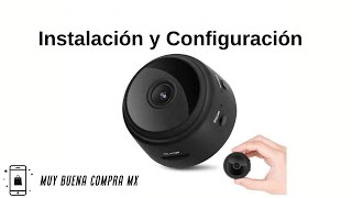 Mini Camara Instalación y configuración con tu celular [upl. by Demahum231]