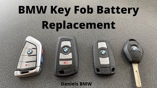 BMW Key Fob Battery Replacement [upl. by Sinylg60]