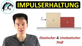 IMPULS amp Impulserhaltung – Elastischer amp Unelastischer Stoß  Aufgaben  Übersicht [upl. by Tadashi]