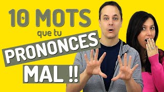 Prononciation Française 10 MOTS DIFFICILES À PRONONCER en français 😖 [upl. by Columba]