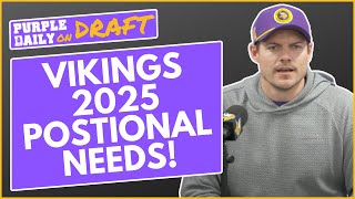 What Minnesota Vikings positions need to be addressed in NEXT year’s NFL Draft [upl. by Annunciata]