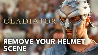 Gladiator  Remove Your Helmet Scene [upl. by Riatsala]