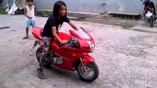 Atche and her Astig Mini big bike [upl. by Learsi]