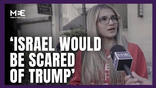 ‘I think that Israel would be scared of Trump’ says proPalestine Donald Trump supporter [upl. by Tadio]