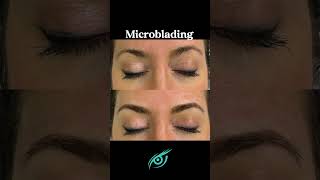 Natural Microblading before and after microblading [upl. by Aara]