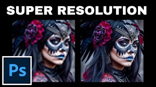 How to Convert from Low to High Resolution Images in Photoshop [upl. by Jules]