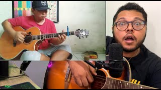 ALI BA TA BLACK OR WHITE Fingerstyle cover YG MENGGEMPARKAN DUNIA ALIF BA TA LUARBIASA REACT BAGR [upl. by Ashwin]