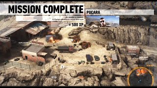 500 XP in 90 seconds Ghost Recon Wildlands Pucara El Suenos Convoy [upl. by Ocirnor420]