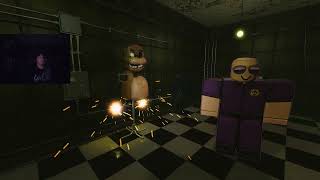 Jay Hitta plays FNAF 3 COOP ROBLOX with Jit  WHO TF IS THAT [upl. by Eimac]