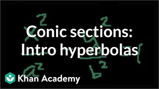 Conic sections Intro to hyperbolas  Conic sections  Algebra II  Khan Academy [upl. by Nivrem]