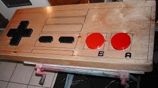 Giant Working Nintendo Nes Controller Coffe table [upl. by Ttergram631]