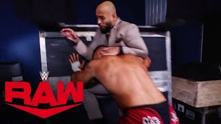 Bron Breakker spears Ricochet backstage Raw highlights May 20 2024 [upl. by Quint]