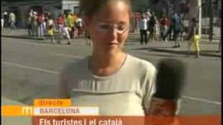 Turista en Cataluña disgustada con el catalán [upl. by Girish233]