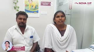 The couple conceived after IVF treatment by Dr Scindiya IVF specialist Nova IVF Madurai [upl. by Erdried655]